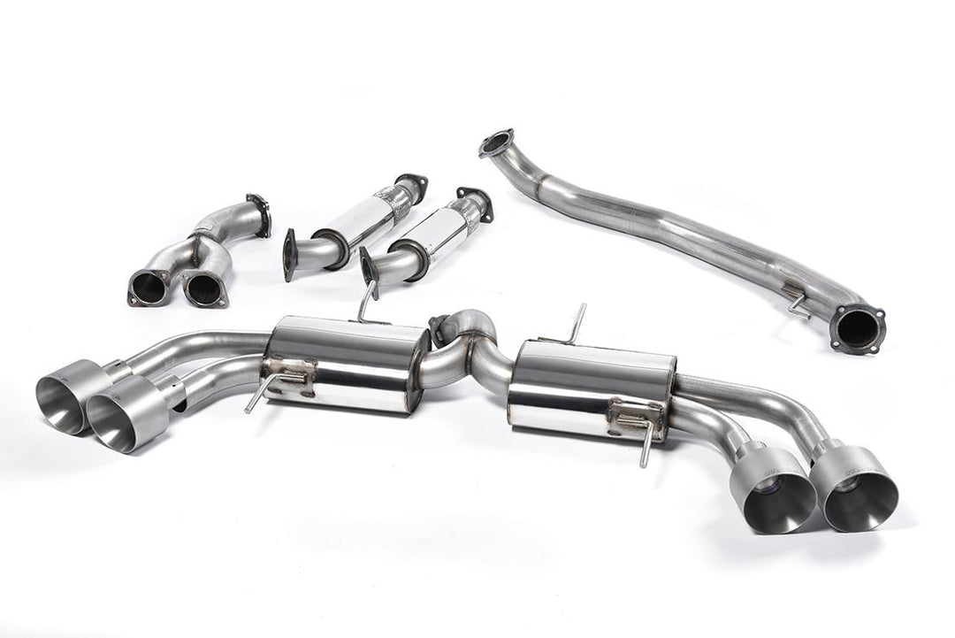 Milltek Nissan GT-R R35 Cat-Back (2009 to 2015) - Race (SSXNI011) - Standard / No Tip Selection