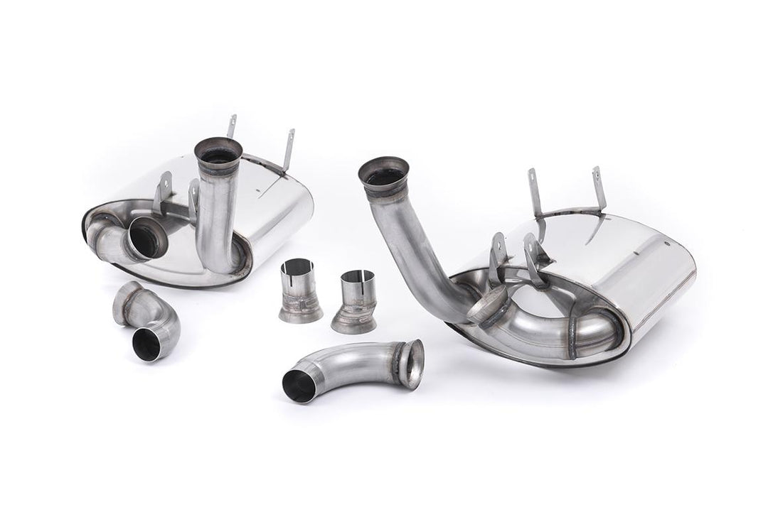 Milltek Porsche 997.1 Carrera/Carrera S Cat-Back (2004 to 2008) - Rear Silencer - OE / Factory Tips