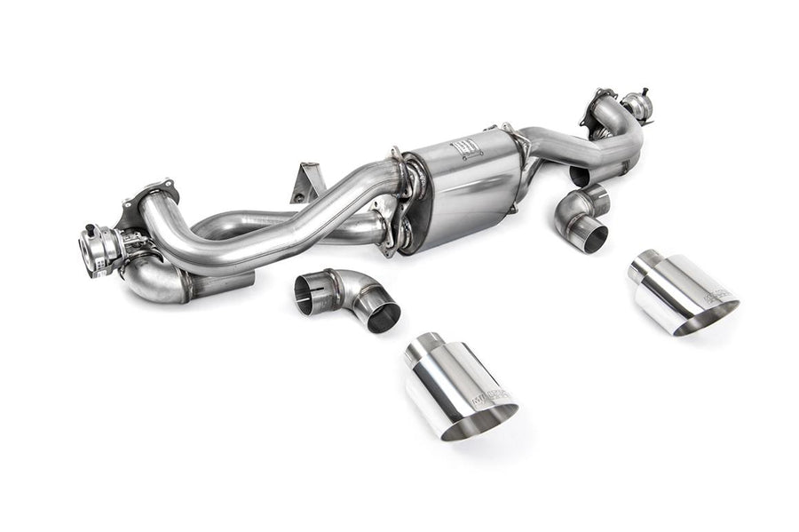 Milltek Porsche 718 Cayman GT4 Pre-Feb 2020 GPF-Back (2019 to 2020) - GPF/OPF-Back - Polished