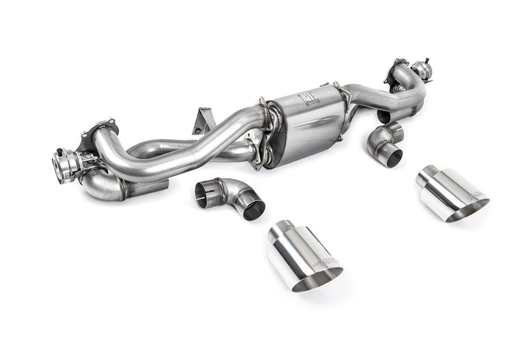 Milltek Porsche 718 Cayman GT4 Pre-Feb 2020 GPF-Back (2019 to 2020) - GPF/OPF-Back - Polished