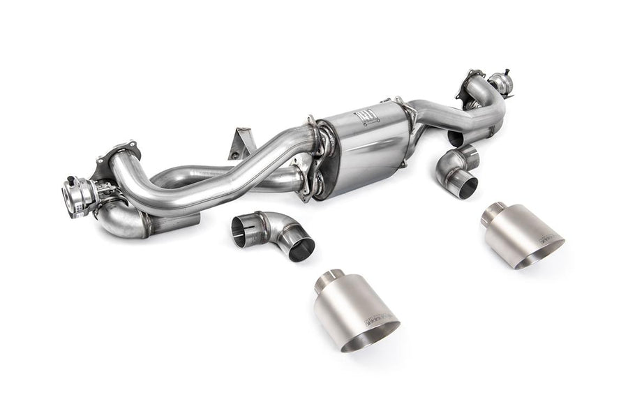 Milltek Porsche 718 Cayman GT4 Pre-Feb 2020 GPF-Back (2019 to 2020) - GPF/OPF-Back - Brushed Titanium