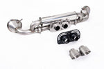 Load image into Gallery viewer, Milltek Porsche 992.1 GT3 Rear Silencer (2021 and Later) - Rear Silencer - Brushed Titanium