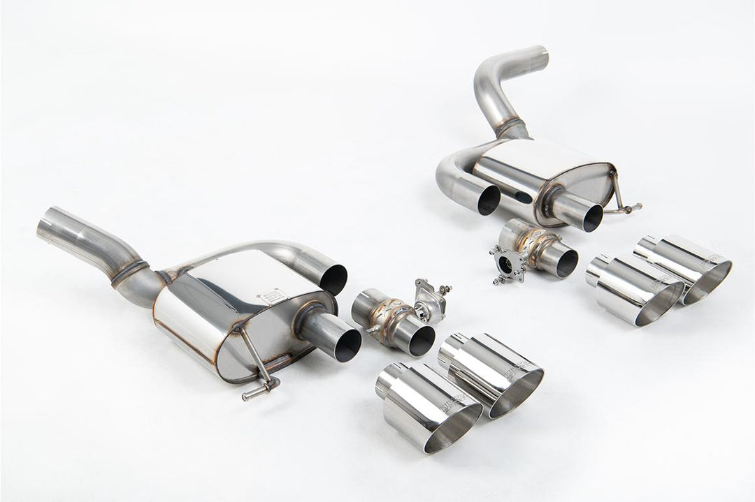 Milltek Porsche Macan GTS/Turbo Rear Silencer (2021 and Later) - Valved - Polished