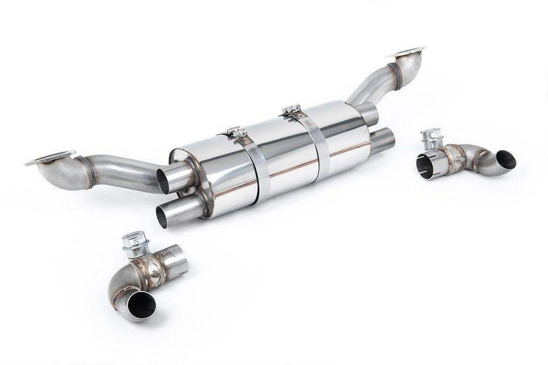 Milltek Porsche 991.1 Carrera S/C4S Rear Silencer (2011 to 2015) - Rear Silencer - OE / Factory Tips
