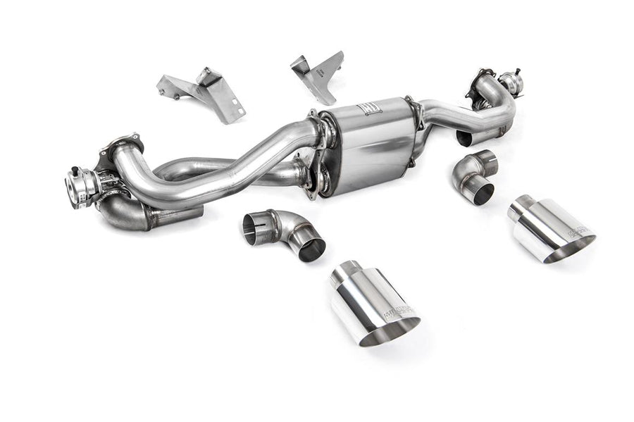 Milltek Porsche 718 Cayman GT4 PDK GPF-Back (2020 and Later) - GPF/OPF-Back - Polished