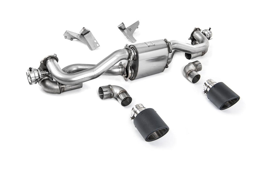 Milltek Porsche 718 Cayman GT4 PDK GPF-Back (2020 and Later) - GPF/OPF-Back - Carbon