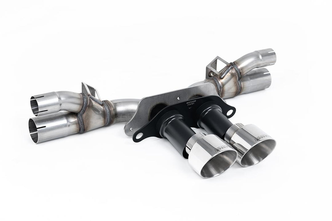Milltek Porsche 991.2 GT3/GT3 RS Rear Silencer (2018 to 2020) - Valved - Polished