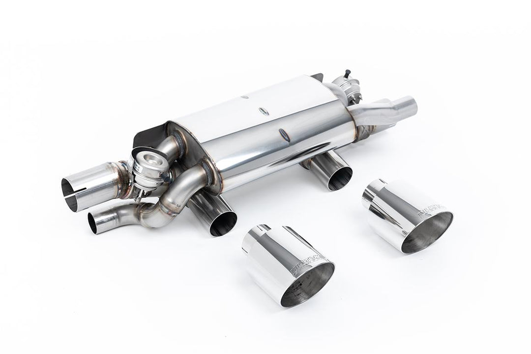 Milltek Porsche 991.2 Carrera T/S/GTS Rear Silencer (2015 to 2019) - Rear Silencer - Polished