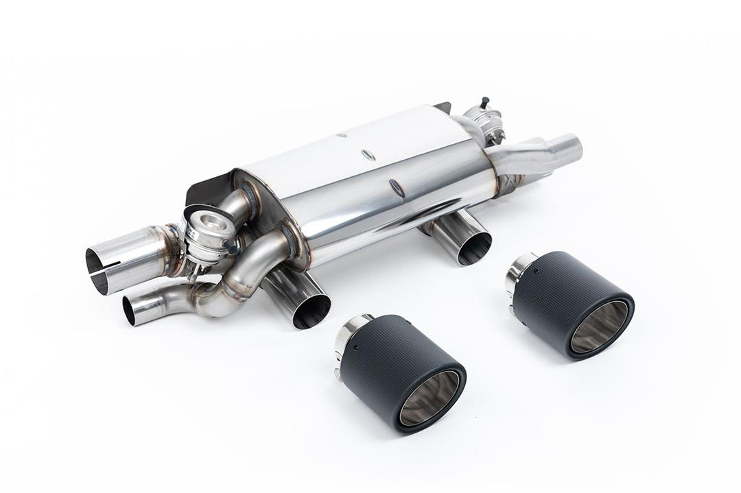 Milltek Porsche 991.2 Carrera T/S/GTS Rear Silencer (2015 to 2019) - Rear Silencer - Carbon