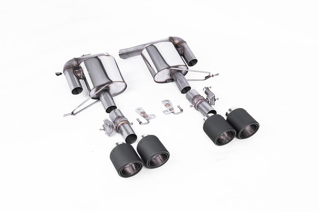 Milltek Range Rover Sport SVR Rear Silencer (2018 to 2022) - Valved - Carbon