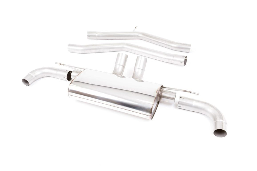 Milltek Toyota GR Supra 3.0 US Axle-Back (2019 and Later) - Non-Resonated / Non-Valved / Louder - Titanium