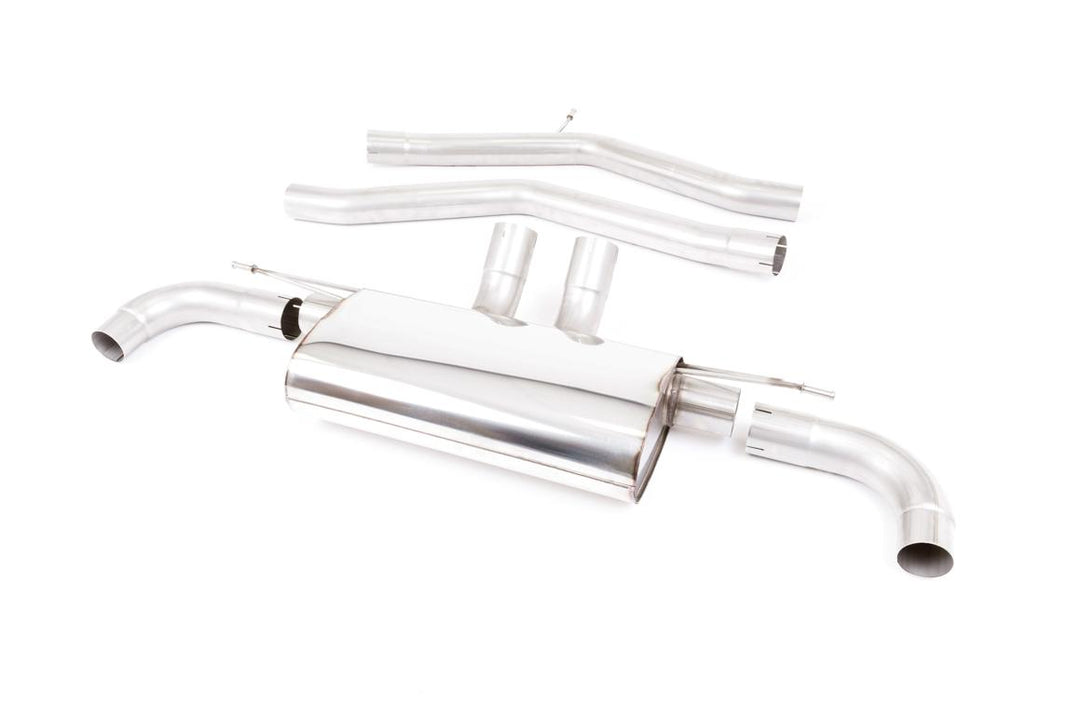 Milltek Toyota GR Supra 3.0 US Axle-Back (2019 and Later) - Non-Resonated / Non-Valved / Louder - Burnt Titanium
