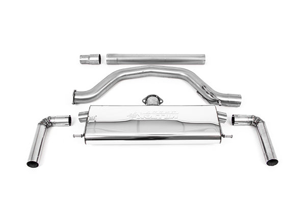 Milltek 80mm Cat-Back Exhaust (Road+) – VW Golf MK8 GTI w/ Carbon Jet-115 Tips