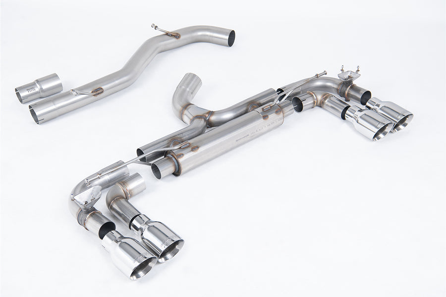 Milltek Non-Resonated 80mm Race Cat-Back Exhaust System – Fits VW Golf Mk7 R (2014–2016)