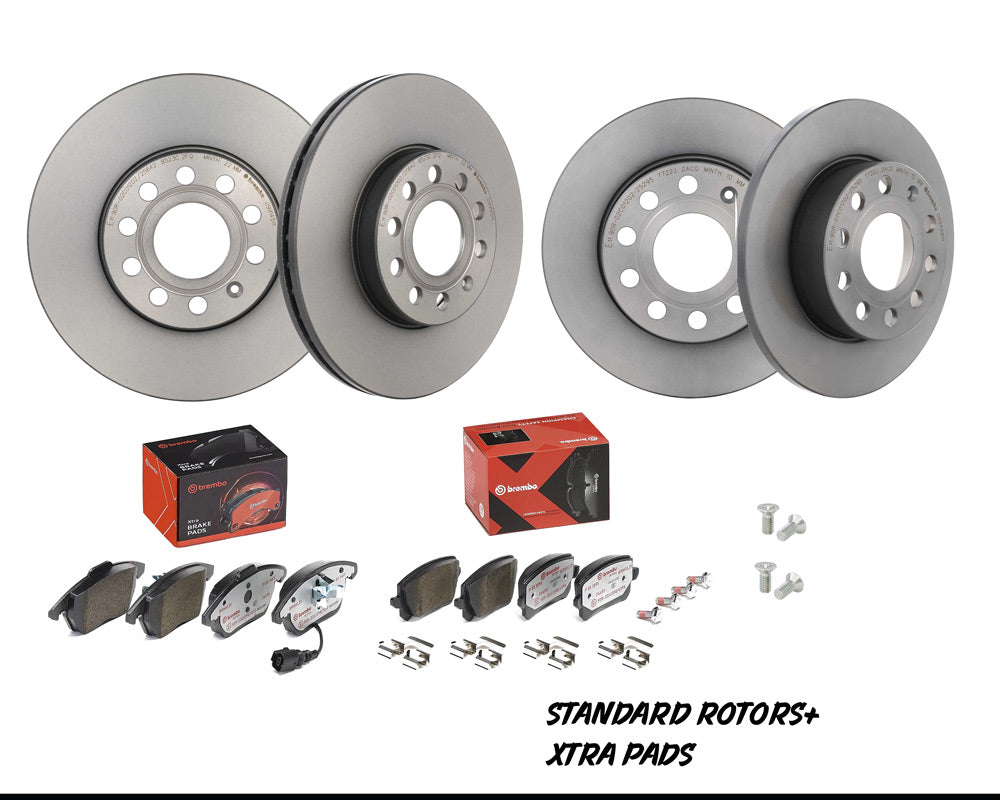 Brembo Brake Kit – VW MK5 GTI / GLI (2006–2009) – Front & Rear Rotors + Pads