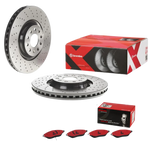 Load image into Gallery viewer, Brembo Brake Kit – Audi 8V S3 (2015–2020) – Front &amp; Rear Rotors + Pads
