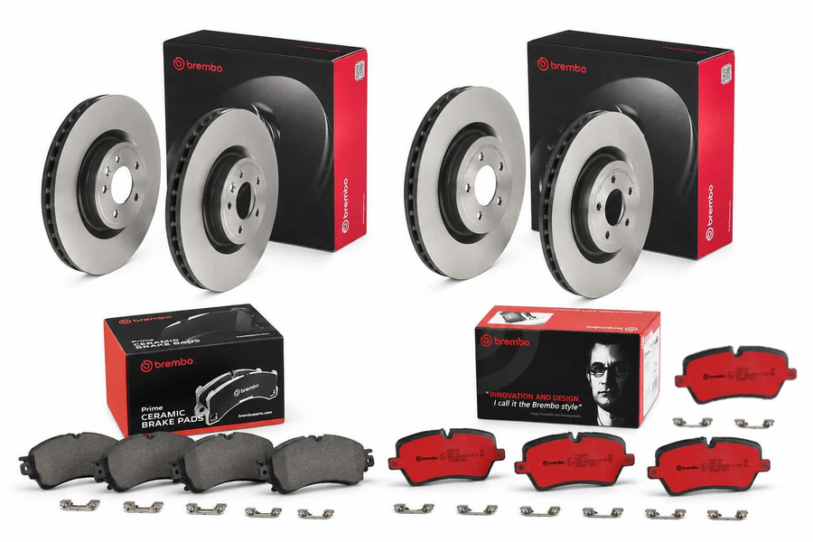Porsche 718 Boxster / Cayman S-GTS 2.5 Brembo Brake Kit with Brembo rotors and pads