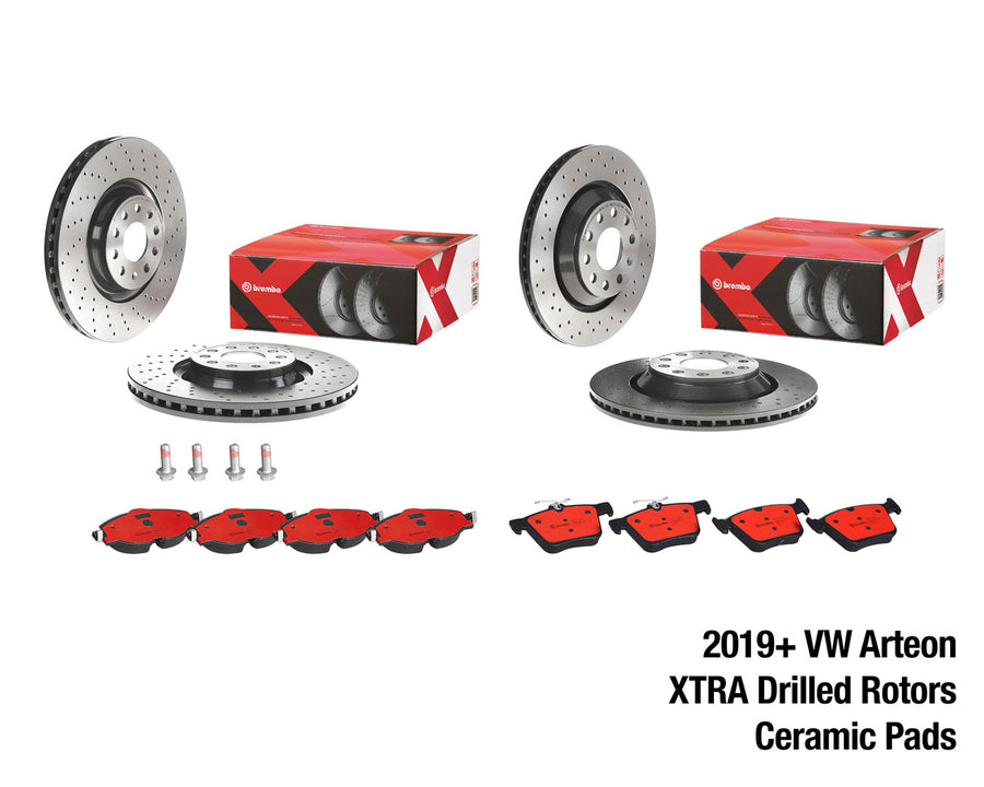 Brembo Brake Kit – VW Arteon (2019-2023)– Front & Rear Rotors + Pads