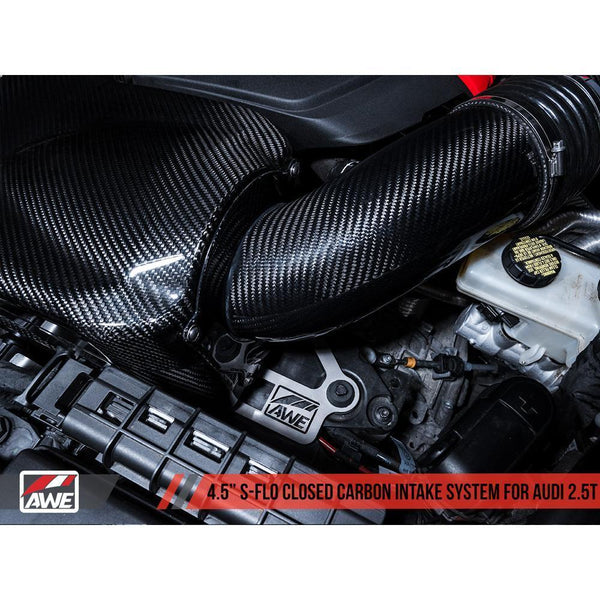 AWE Tuning AWE 4.5" S-FLO Closed Carbon Intake System for Audi RS 3 / TT RS