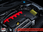 Load image into Gallery viewer, AWE Tuning AWE 4.5&quot; S-FLO Open Carbon Intake System for Audi RS 3 / TT RS
