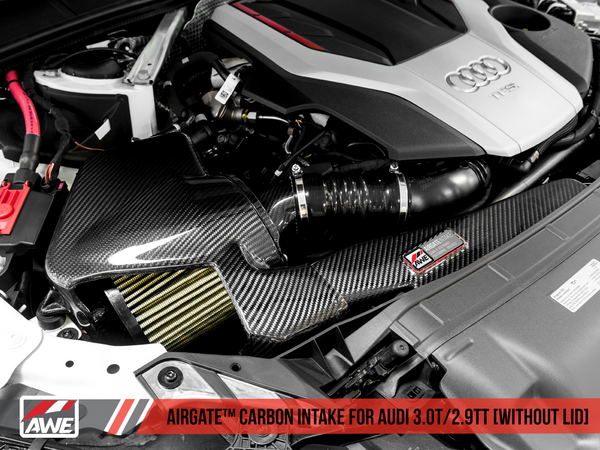 AWE Tuning AWE AirGate Carbon Fiber Intake for Audi B9 S4 / S5 3.0T - With Lid