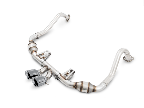AWE Tuning AWE Touring Edition Exhaust for Porsche 718 Boxster / Cayman - Chrome Silver Tips