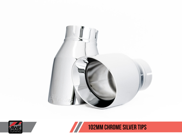 AWE Tuning AWE Touring Edition Exhaust System for Porsche Macan S / GTS / Turbo - Chrome Silver 102mm Tips