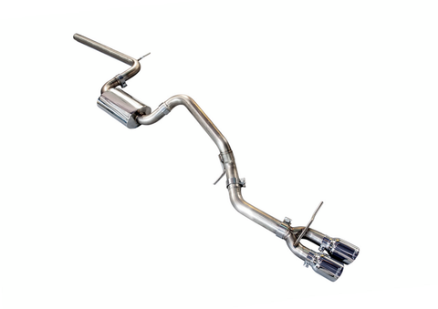 AWE Tuning AWE Touring Edition Exhaust for VW MK7 Golf SportWagen - Chrome Silver Tips (90mm)