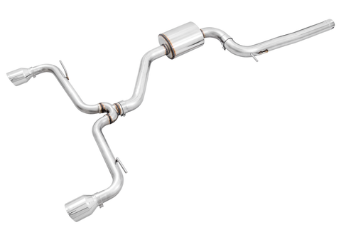 AWE Tuning AWE Track Edition Exhaust for VW MK7.5 GTI - Chrome Silver Tips