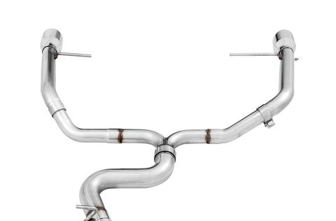AWE Tuning AWE Track Edition Exhaust for VW Golf Alltrack / Sportwagen 4Motion - Chrome Silver Tips