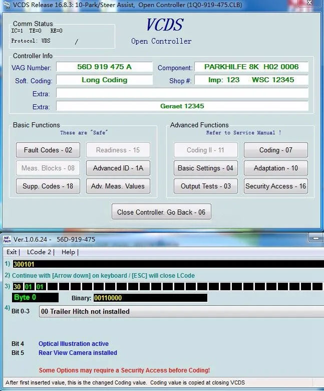 VW MK5 / MK6 OPS Optical Parking System Retrofit Kit – Front & Rear Sensors