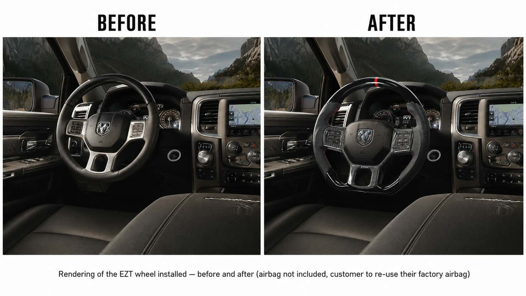 Clearance In-Stock EZT Steering Wheel - Ram 1500 2012-2018