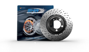 Load image into Gallery viewer, Audi RS3 8V SHW / Brembo Brake Kit - Drilled Front + Smooth Rear (2017-2020)