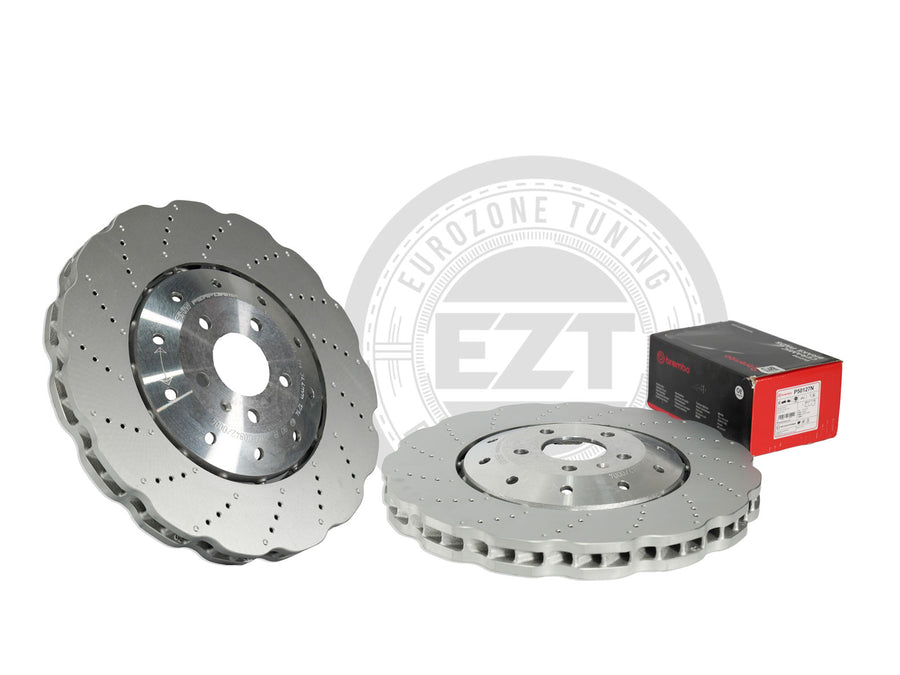 Brembo Brake Kit – Audi RS7 (2014–2018) – SHW Front Rotors + Brembo NAO Pads