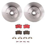 Load image into Gallery viewer, Brembo OE 99-02 VW Cabrio/95-99 Golf/Jetta/95-97 Passat Rear Disc Brake Kit | KT00961