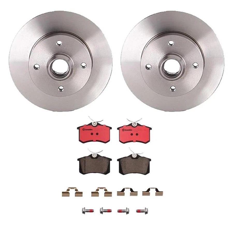 Brembo OE 99-02 VW Cabrio/95-99 Golf/Jetta/95-97 Passat Rear Disc Brake Kit | KT00961
