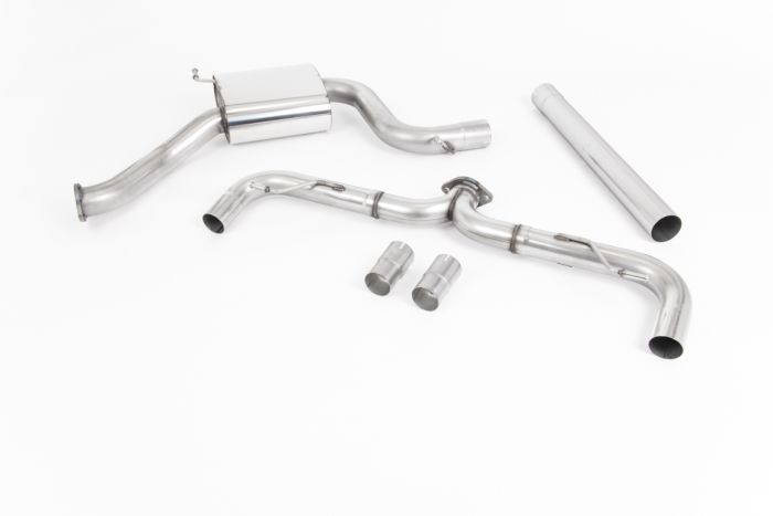 Milltek Non-Resonated Race Cat-Back – Burnt Titanium Tips – Fits VW Golf Mk7.5 GTI Performance Pack (2017–2018)