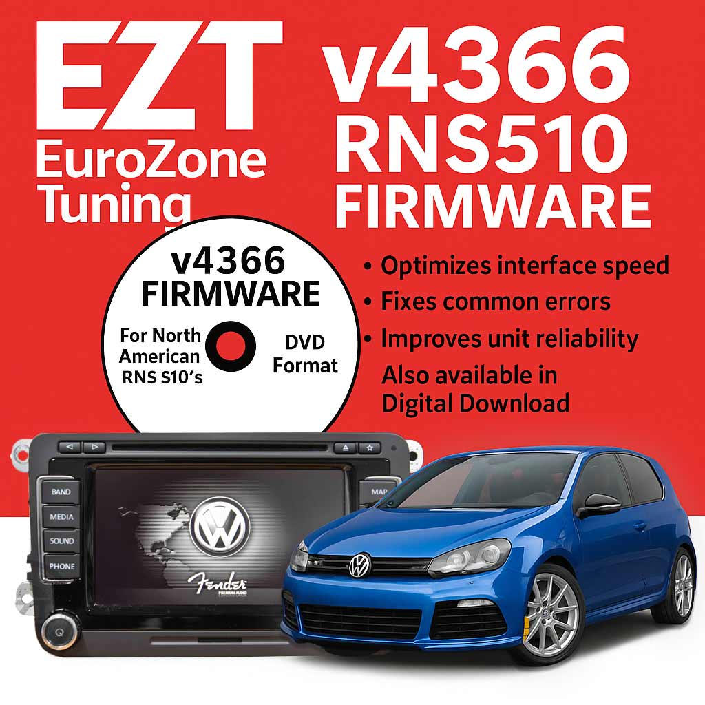 VW RNS510 Firmware Update – Version v4366 (North America)