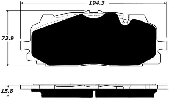 Porterfield R4-S Pads AP1894 (Front)