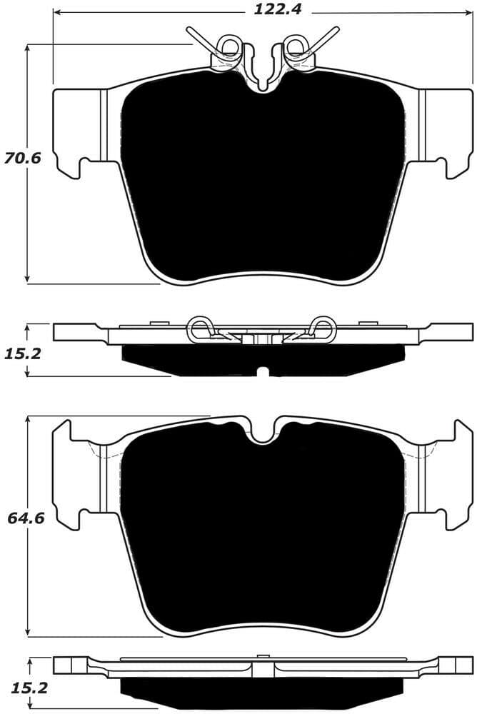 Porterfield R4-S Pads AP1872 (Rear)