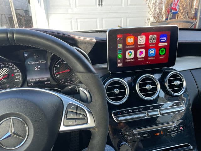 Mercedes-Benz W205 C-Class / GLC (2015-2018) Apple CarPlay & Android Auto Retrofit Kit