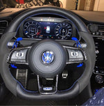 Load image into Gallery viewer, EZT Leather/Alcantara Custom Steering Wheel (VW MK7/MK7.5)
