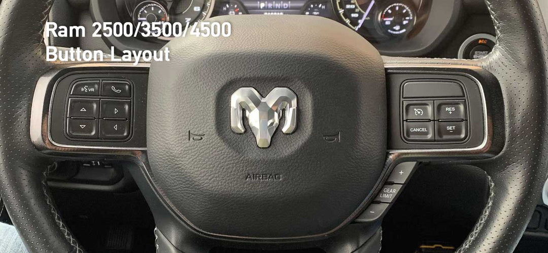 Dodge Ram 2019+ Carbon Edition Steering Wheel