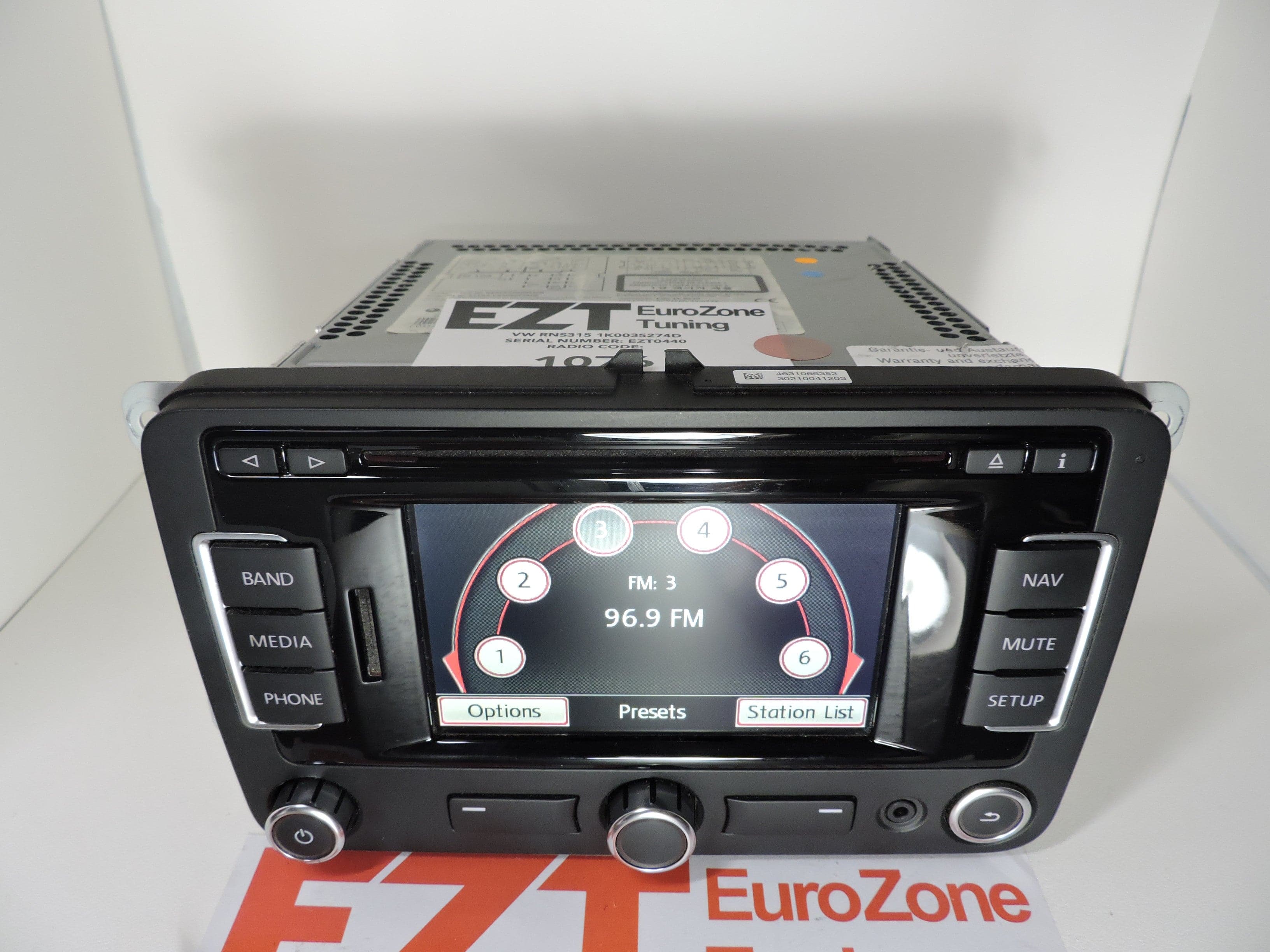 RNS315 Navigation System Overview – Eurozone Tuning