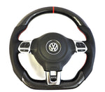 Load image into Gallery viewer, VW MK6 Carbon Edition Steering Wheel (Golf/GLI/GTI/GolfR/ CC/Passat/Tiguan/EOS)
