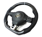 Load image into Gallery viewer, VW MK6 Carbon Edition Steering Wheel (Golf/GLI/GTI/GolfR/ CC/Passat/Tiguan/EOS)
