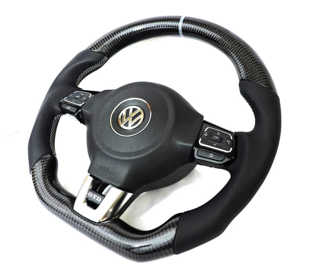 VW MK6 Carbon Edition Steering Wheel (Golf/GLI/GTI/GolfR/ CC/Passat/Tiguan/EOS)