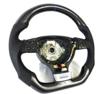 Load image into Gallery viewer, EZT Carbon Fiber-Perforated Steering Wheel (VW MK5)
