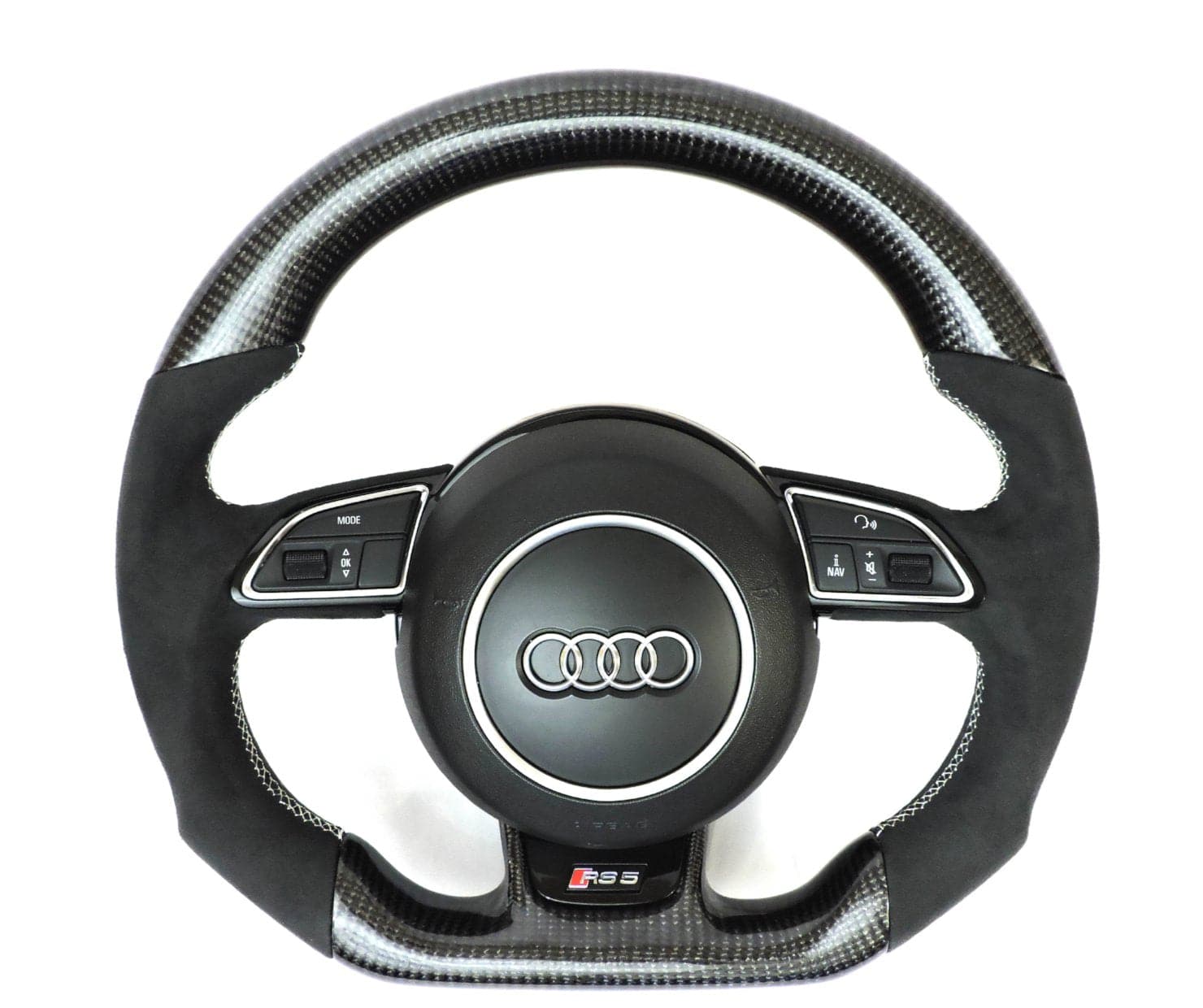 Audi B8.5 S4 S5 RS5 S6 S7 RS7 Carbon Fiber-Alcantara Steering Wheel –  Eurozone Tuning