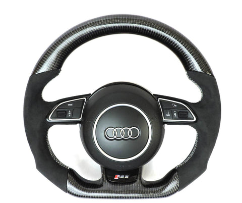 Audi B8.5 S4 S5 RS5 S6 S7 RS7 Carbon Fiber-Alcantara Steering Wheel